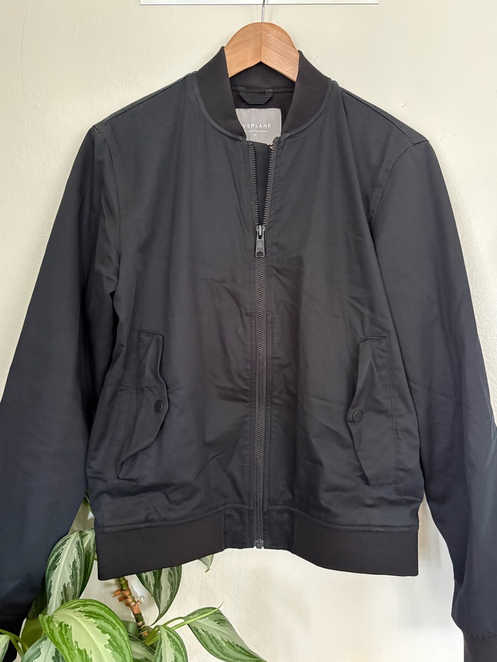 Everlane Men’s XS Black Bomber Jacket